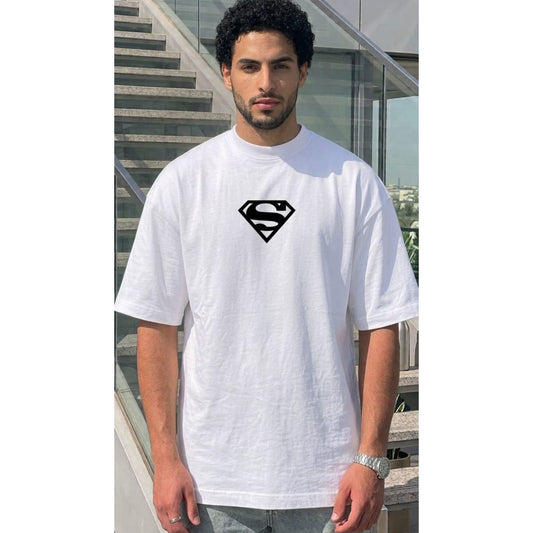 Oversized white T-shirt