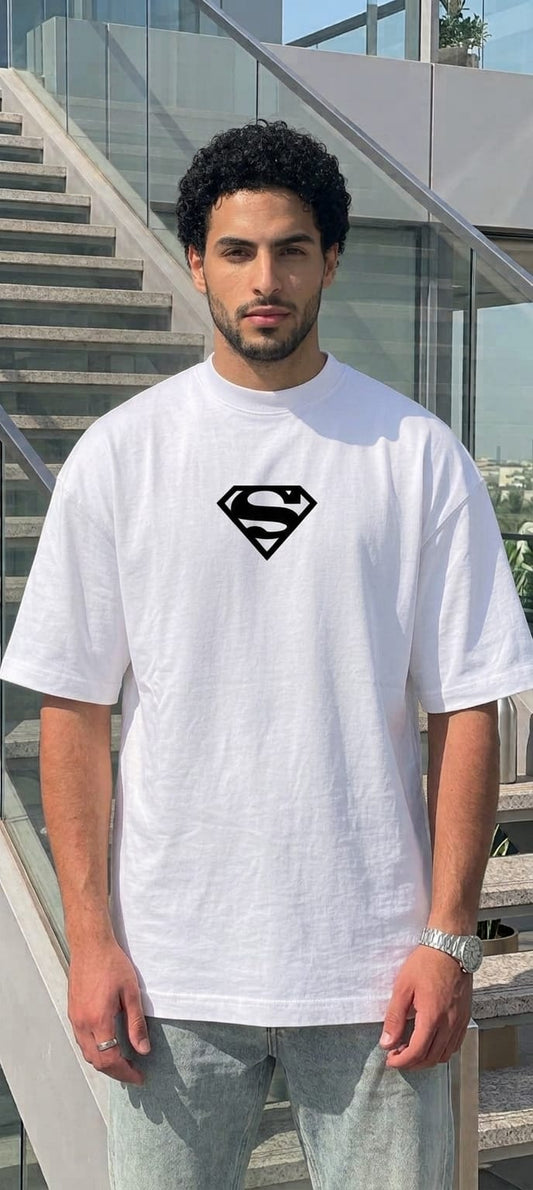 Oversized white T-shirt